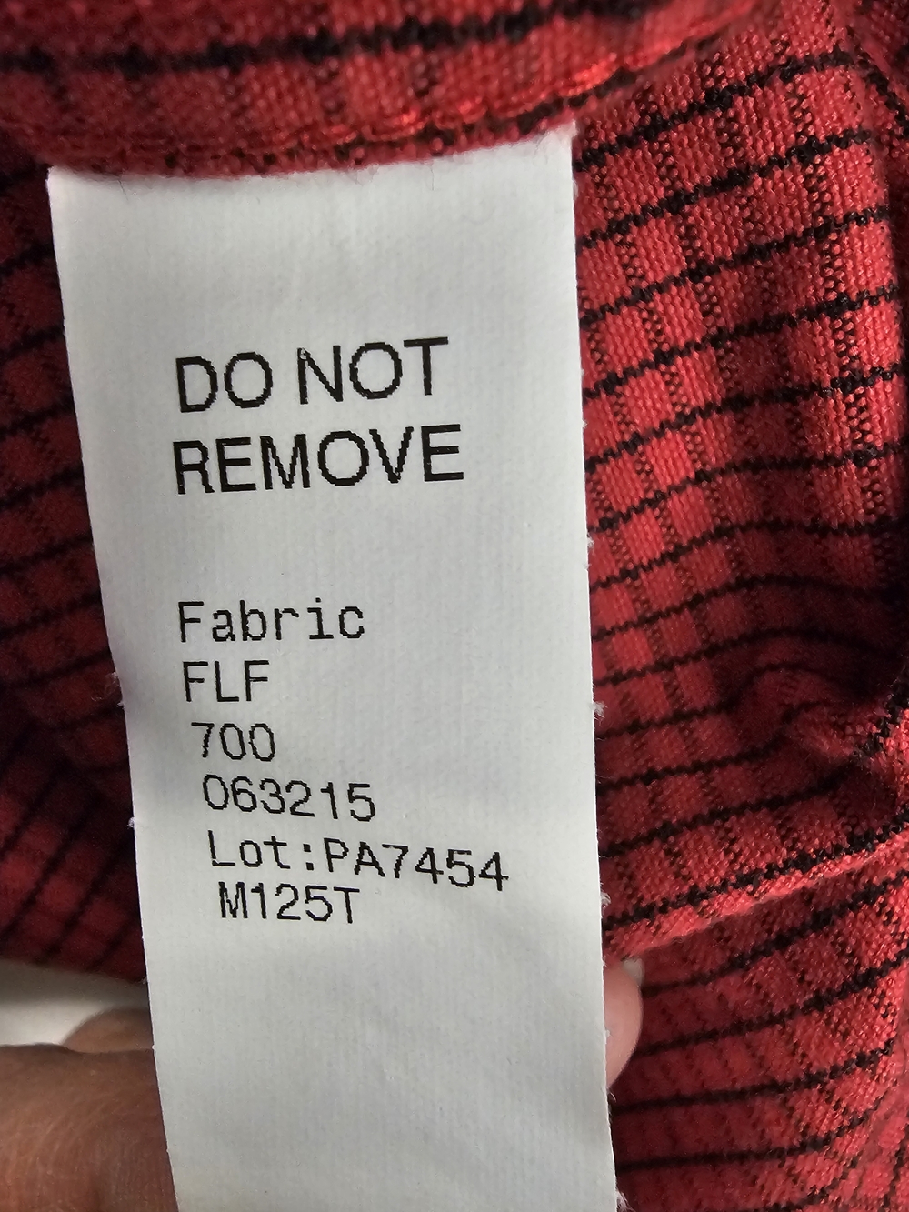 Tyndale Flame Resistant Work Shirt Men's Red Plaid Long Sleeve Button-Down - Picture 7 of 12